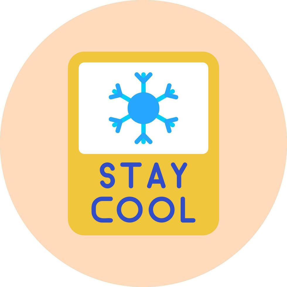 Stay Cool Vector Icon