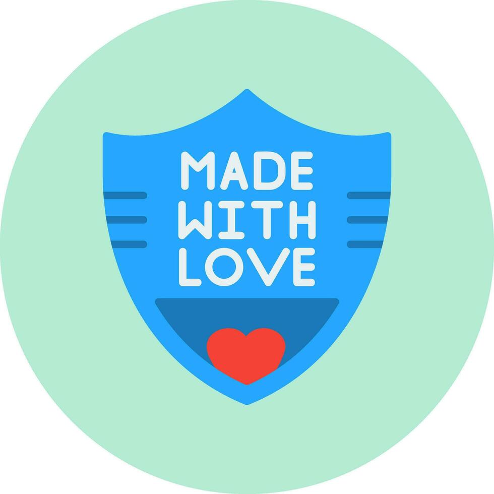 Made With Love Vector Icon