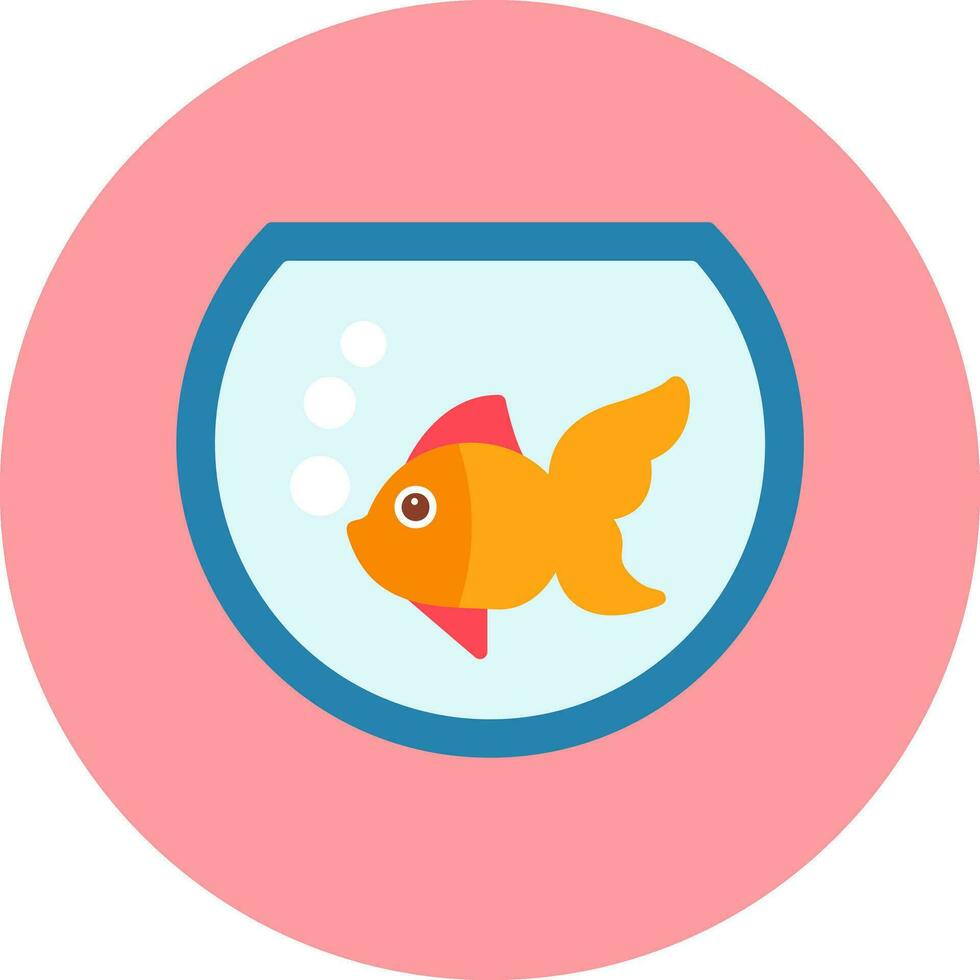 fish bowl Vector Icon