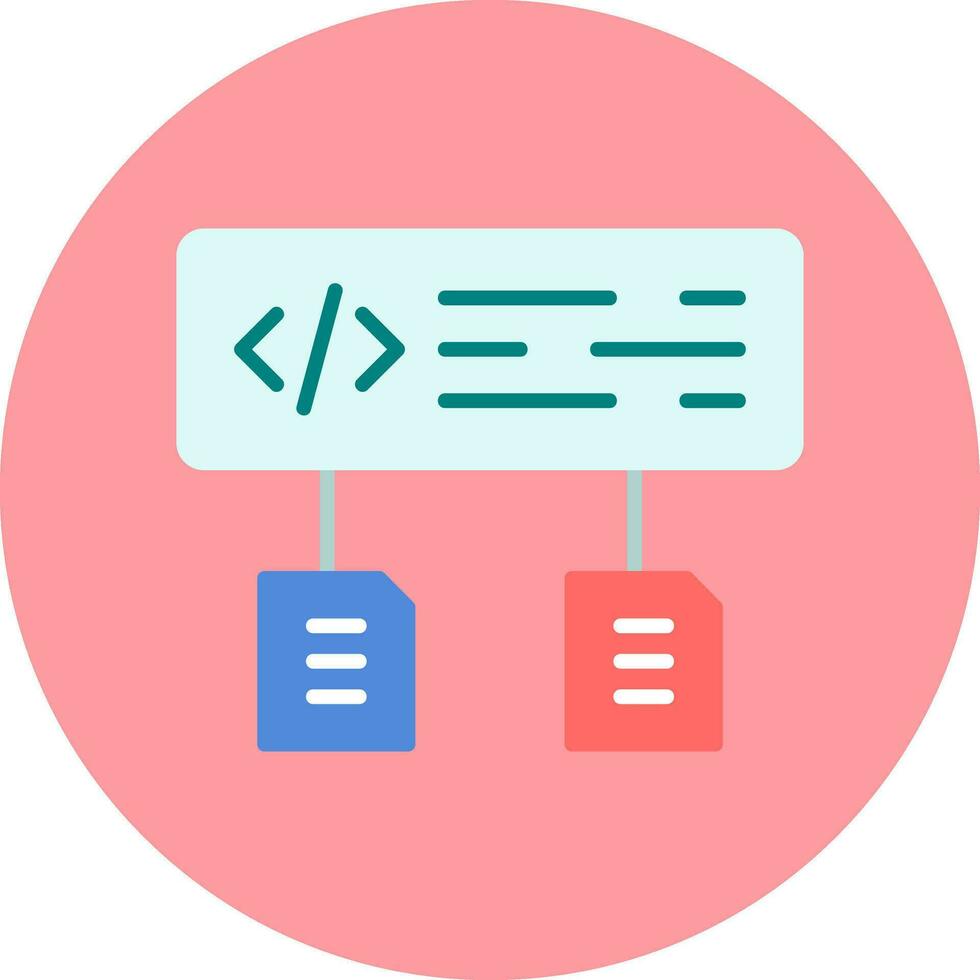 Data Flow Vector Icon