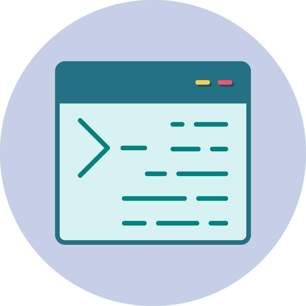 Code Terminal Vector Icon