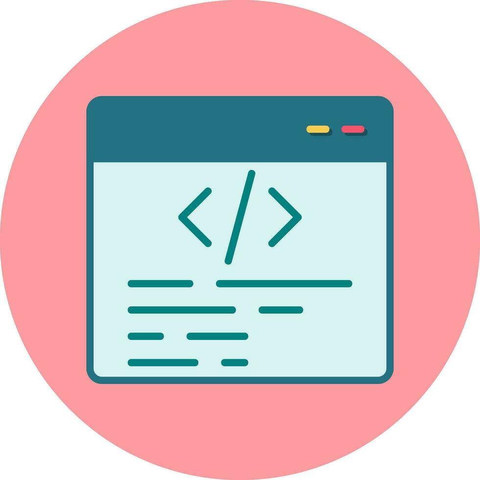 Web Programming Vector Icon
