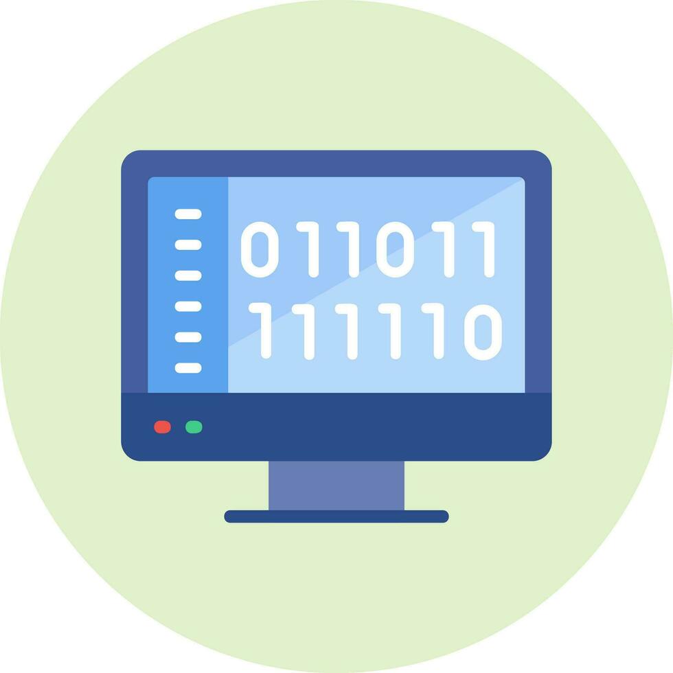 Binary Vector Icon