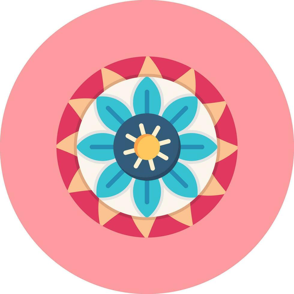 icono de vector de mandala