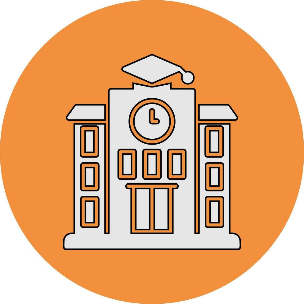 icono de vector de universidad