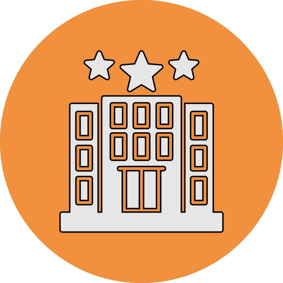 icono de vector de hotel