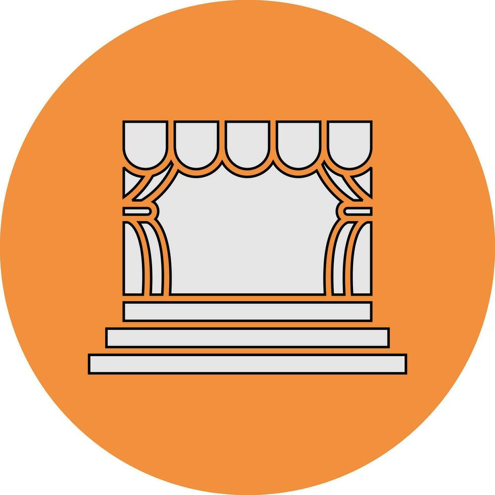 Stage Vector Icon