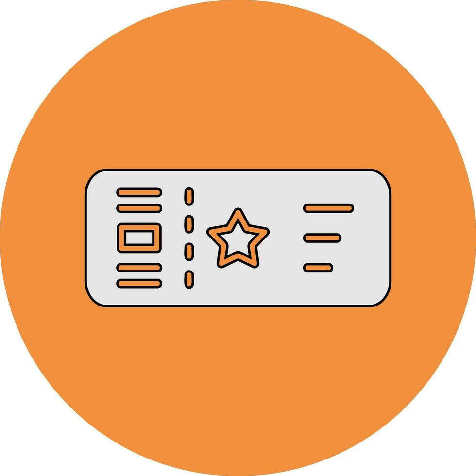 Ticket Vector Icon