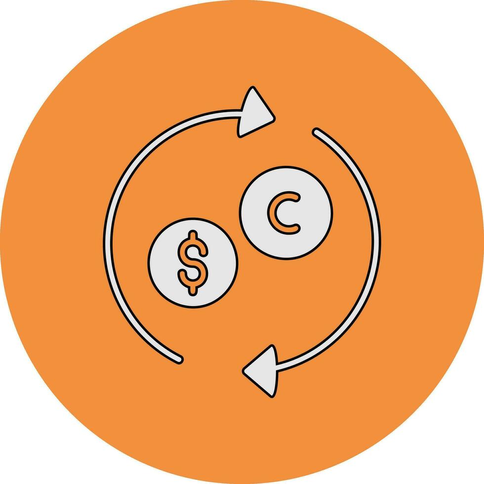 Exchange Rate Vector Icon