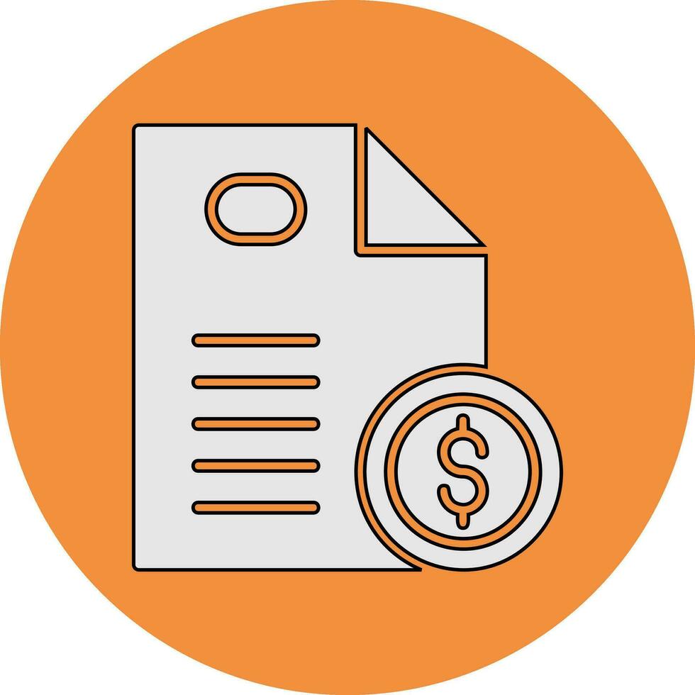 Bill Vector Icon