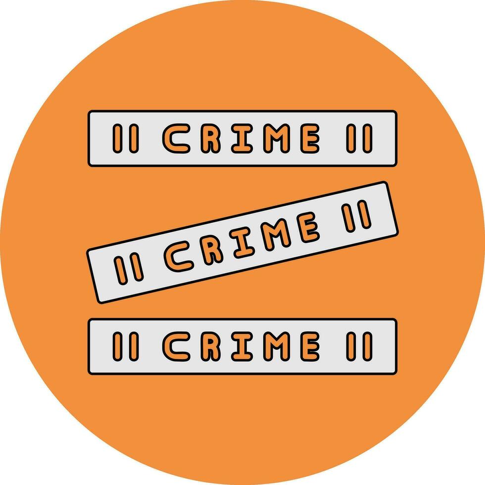 Crime Scene Vector Icon