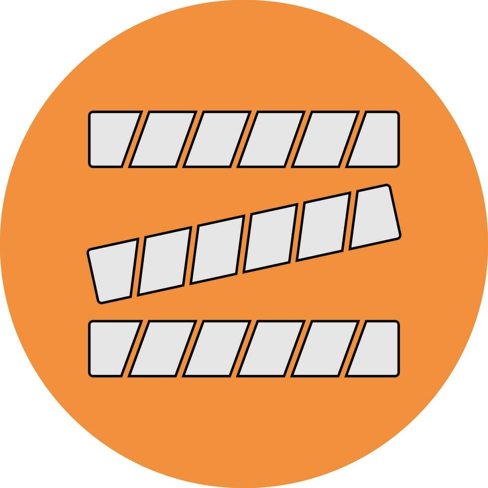Police Line Vector Icon