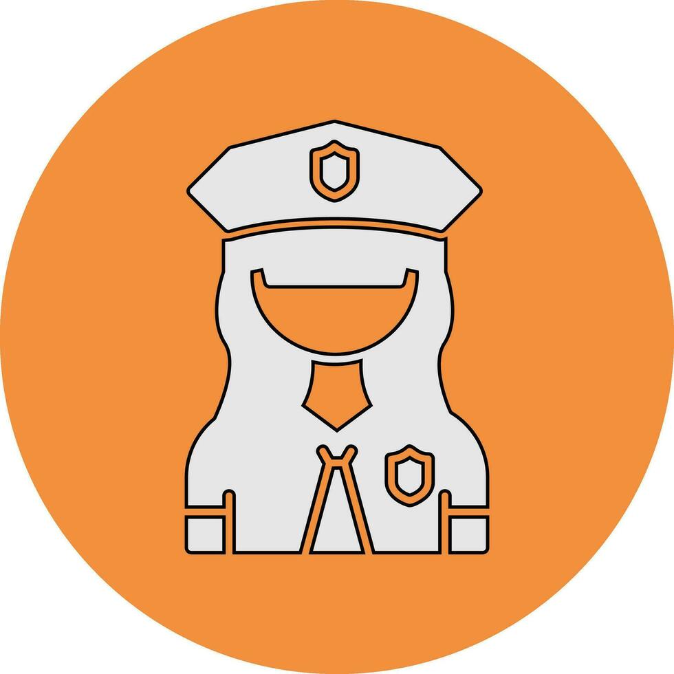 Policewoman Vector Icon