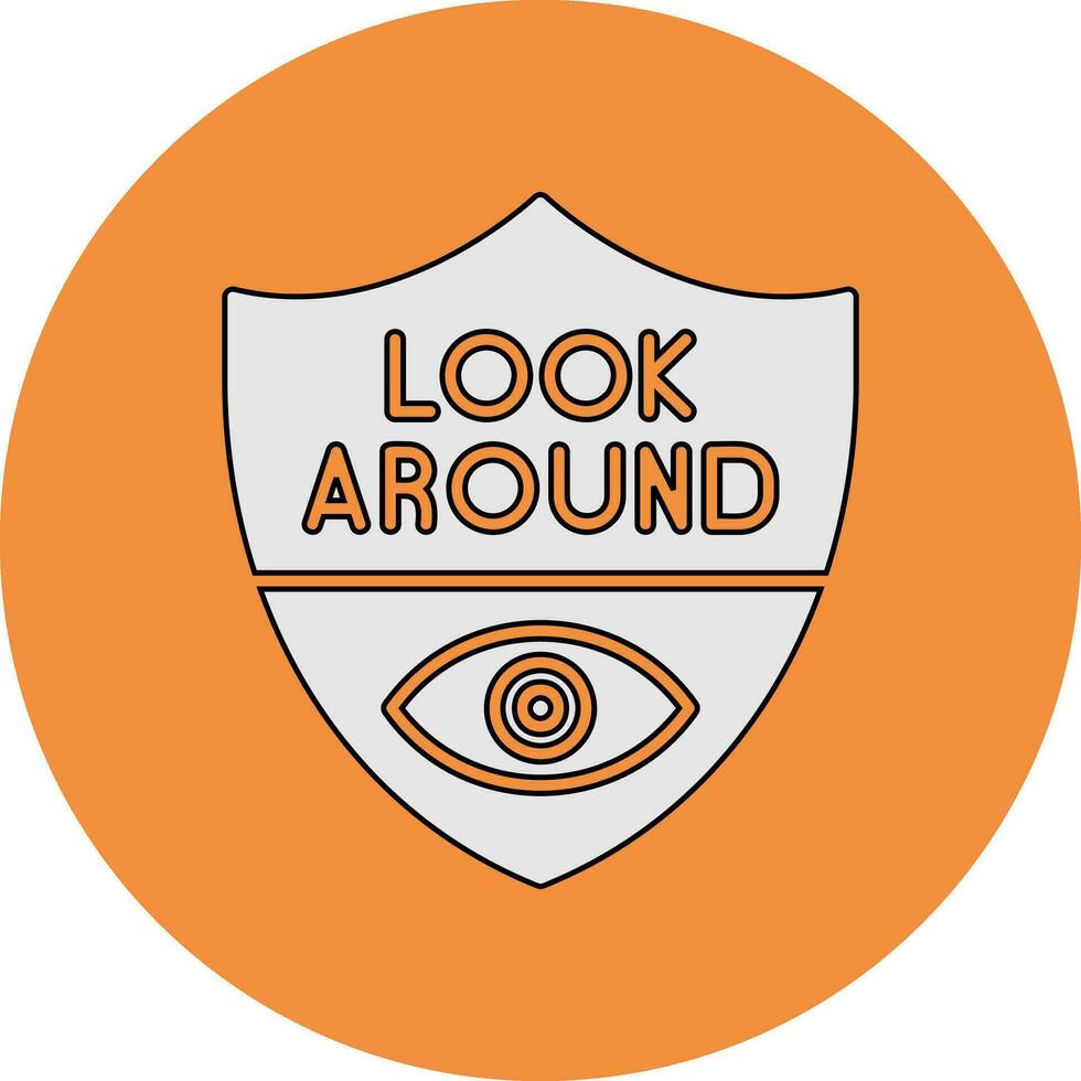 Look Around Vector Icon