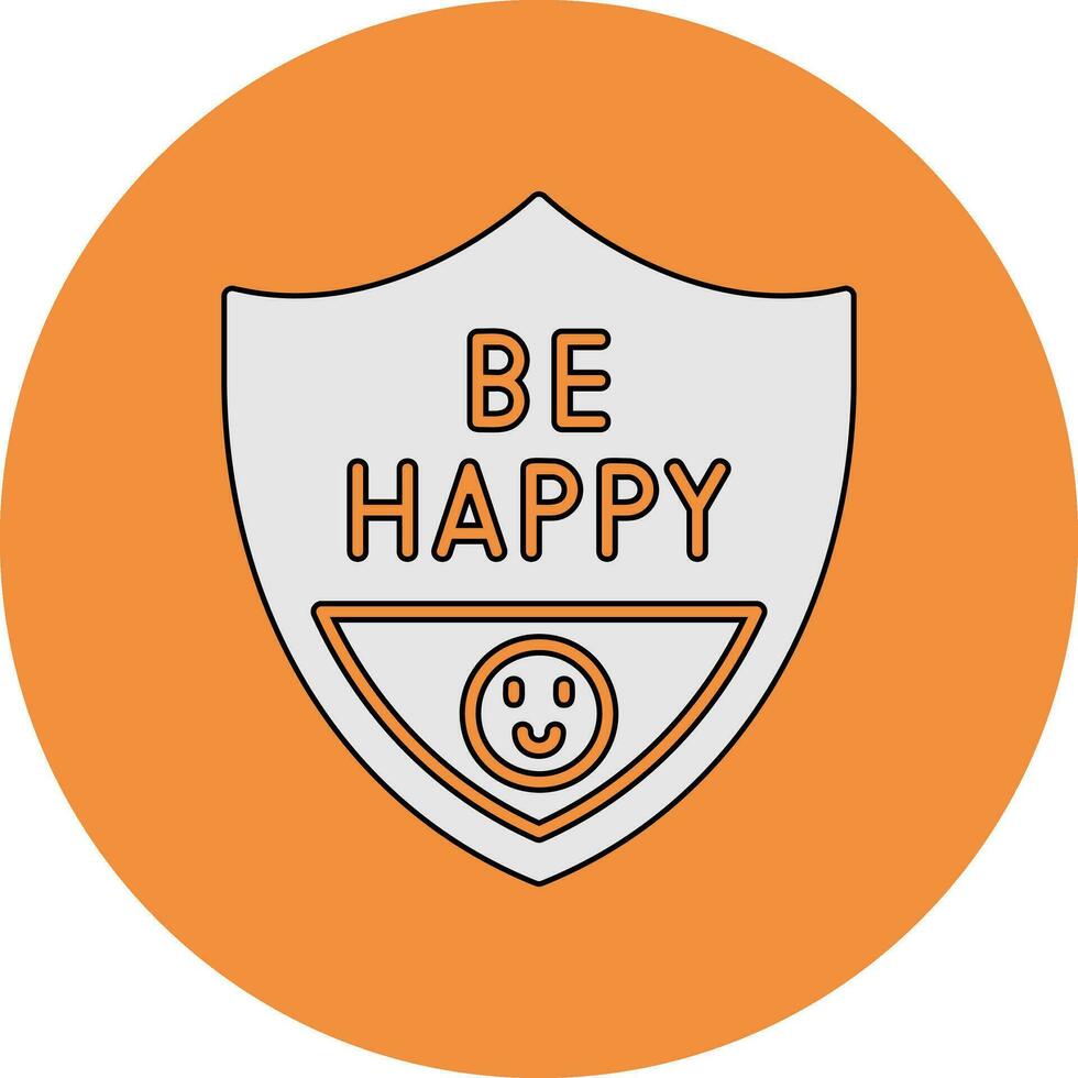 Be Happy Vector Icon