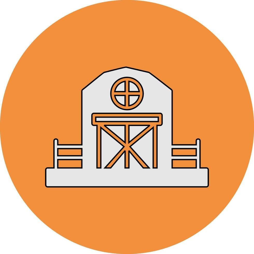 cowshed Vector Icon