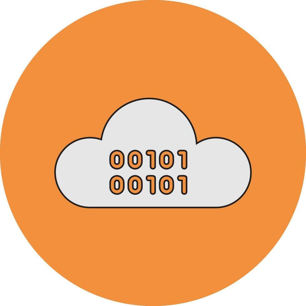 Cloud Coding Vector Icon