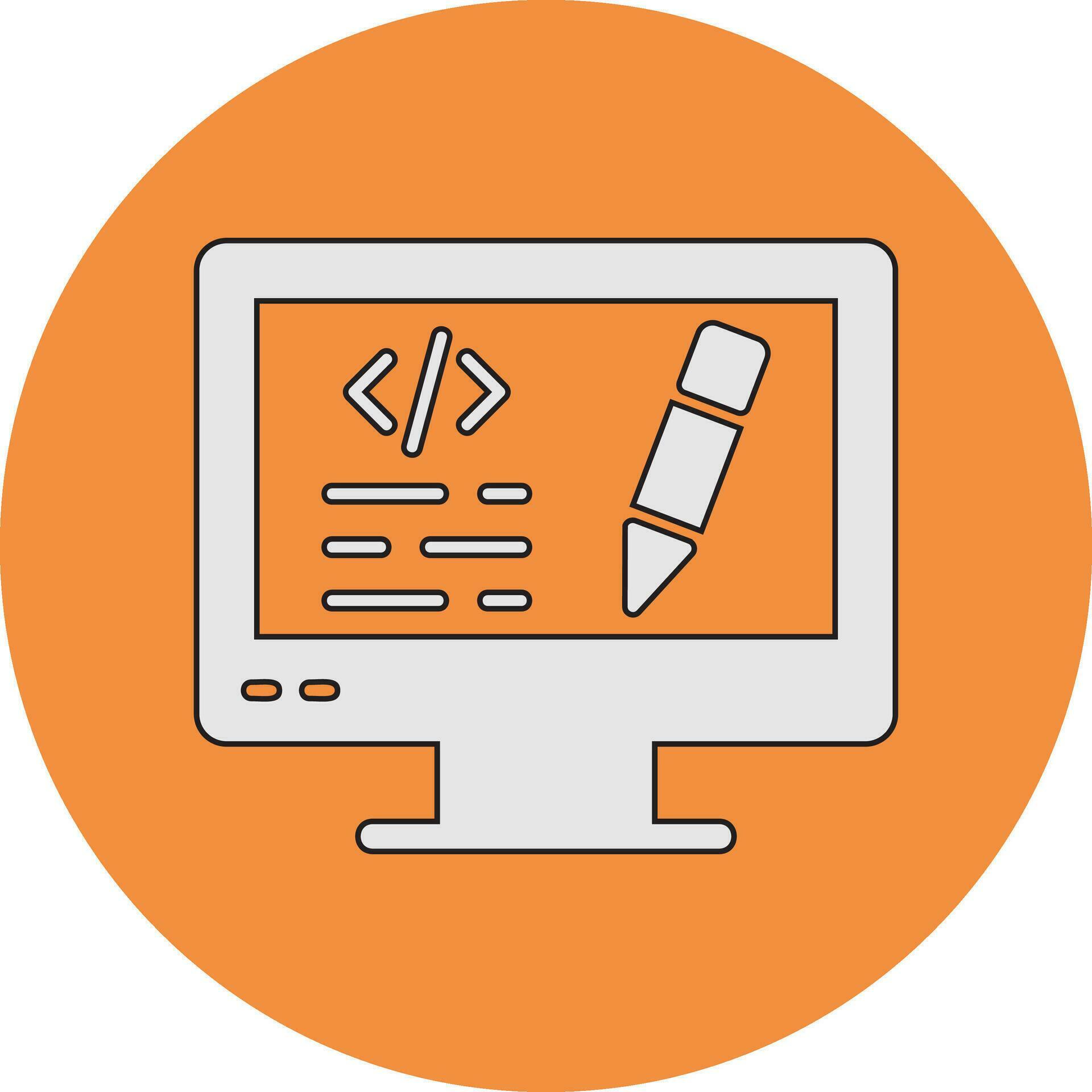 Edit Code Vector Icon 31445219 Vector Art at Vecteezy