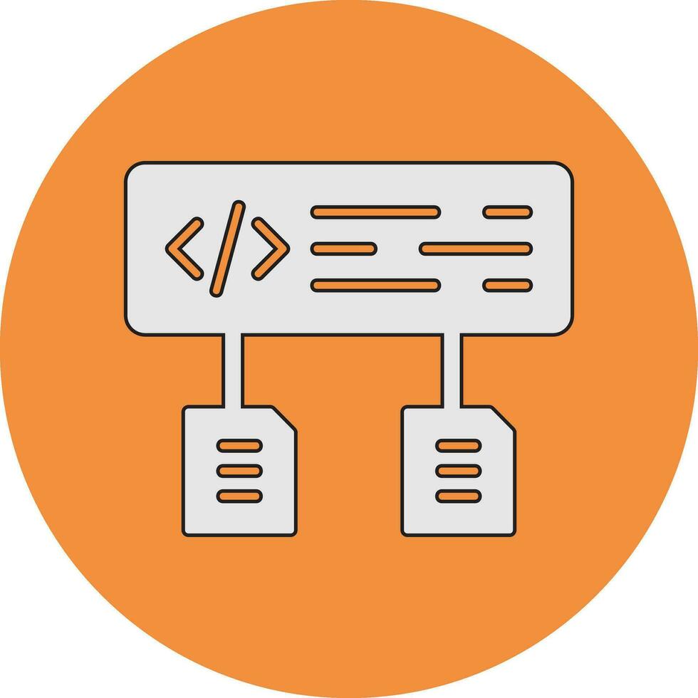 Data Flow Vector Icon