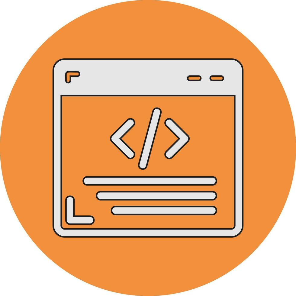 Web Programming Vector Icon