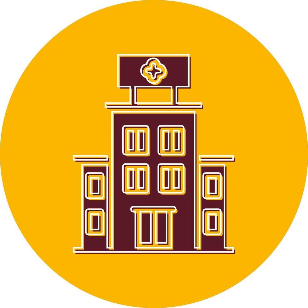 Hospital Building Vector Icon