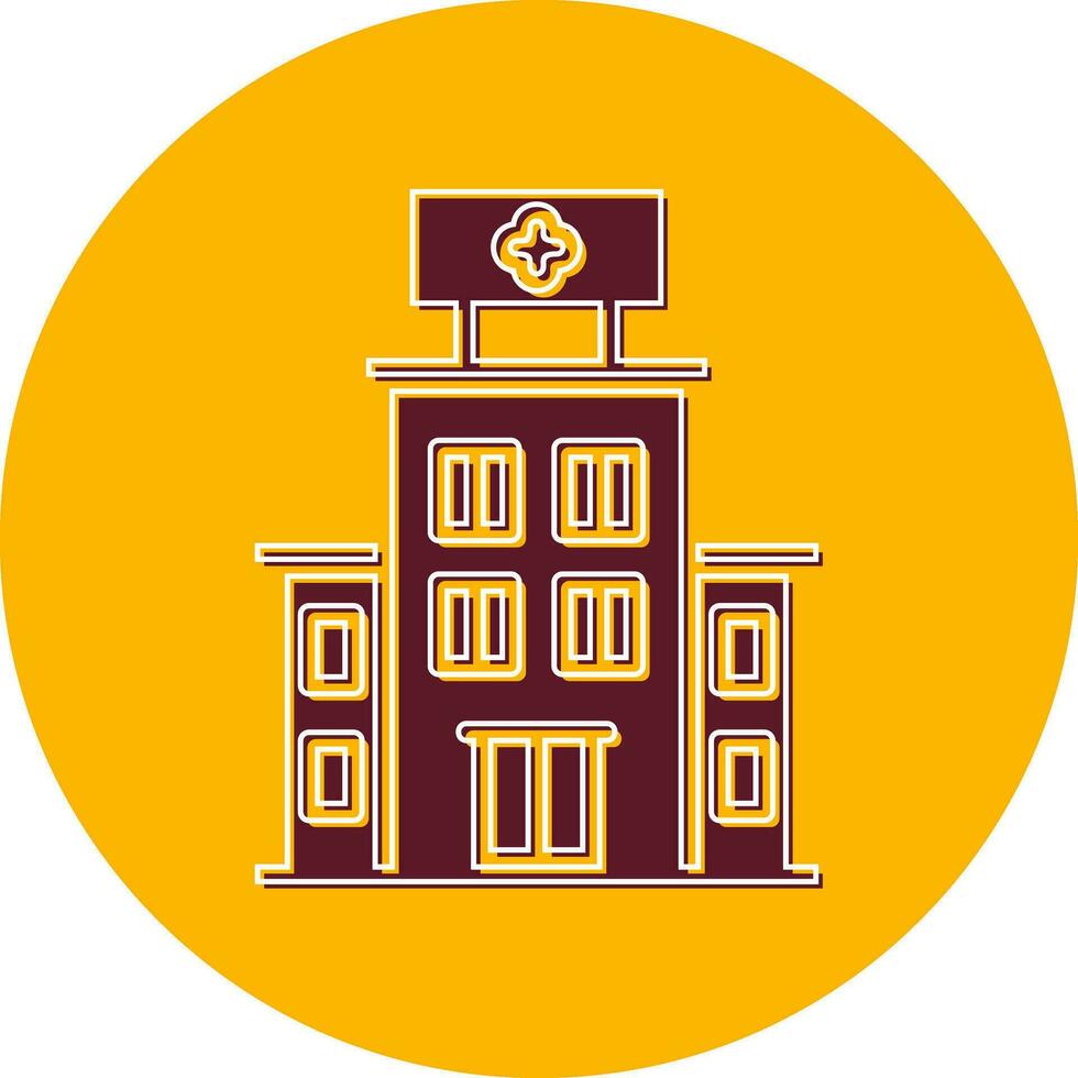 Hospital Building Vector Icon