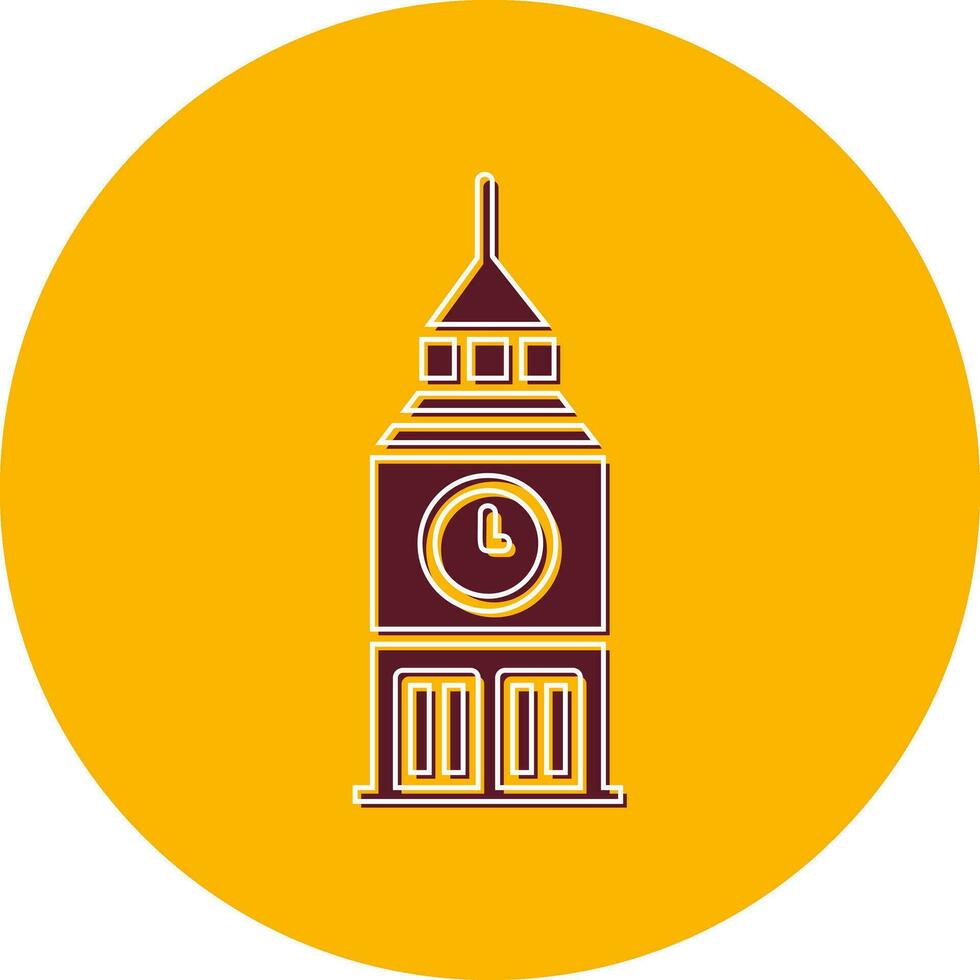 Clock Tower Vector Icon