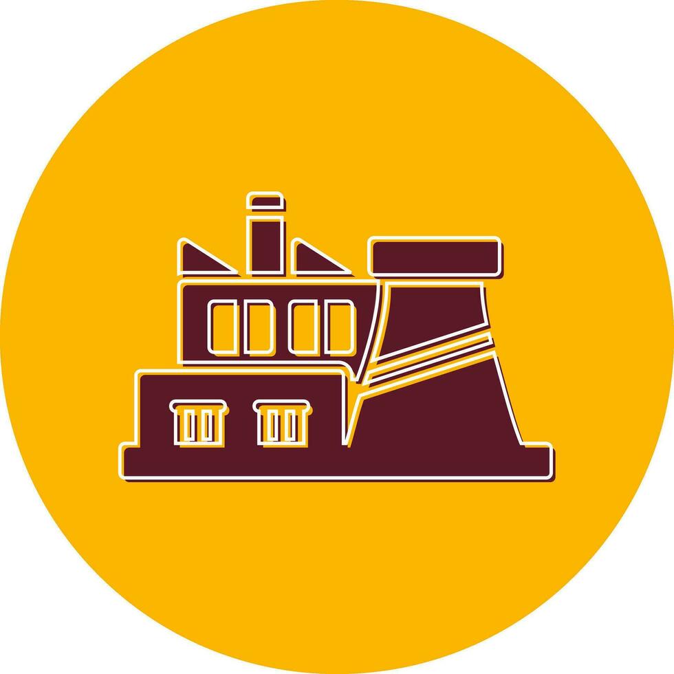 Factory Plant Vector Icon