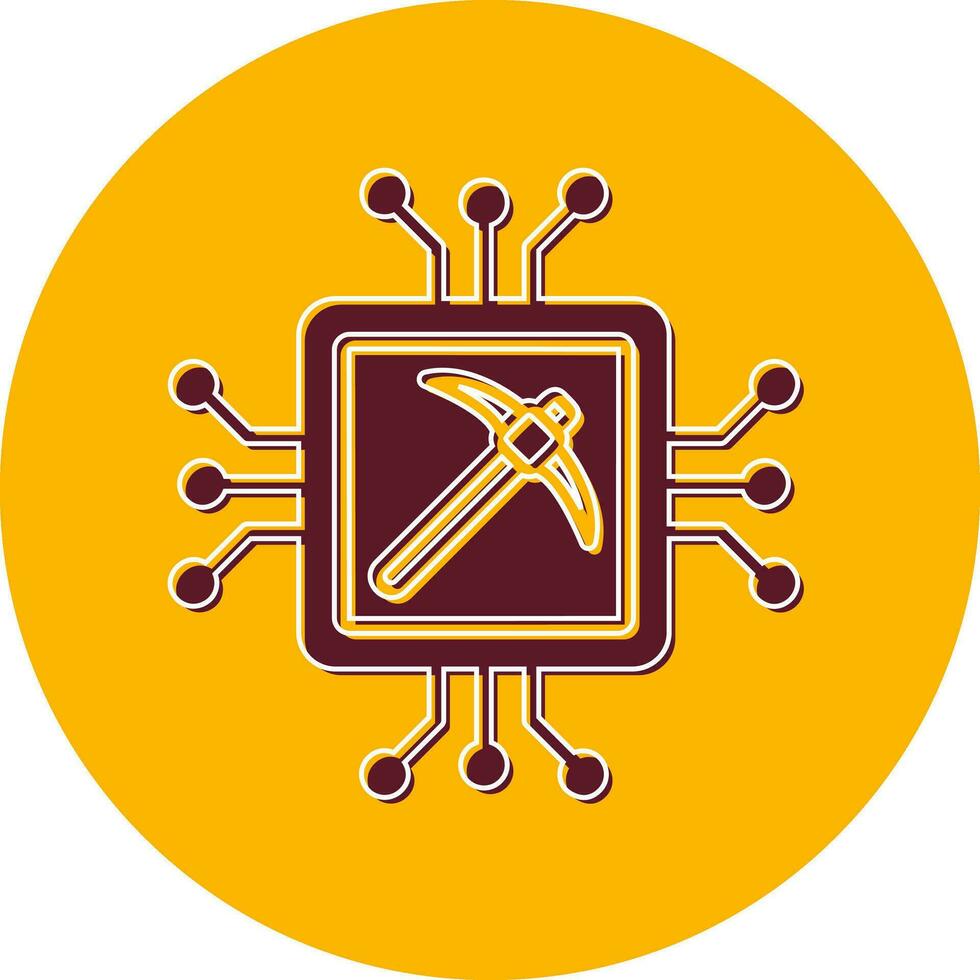 Gpu Mining Vector Icon