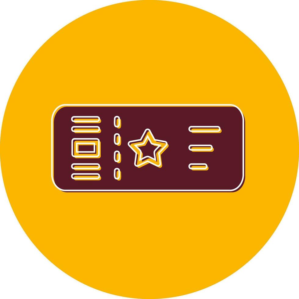 Ticket Vector Icon
