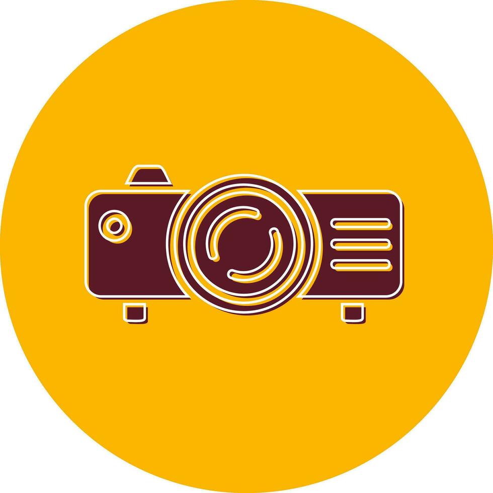 icono de vector de proyector