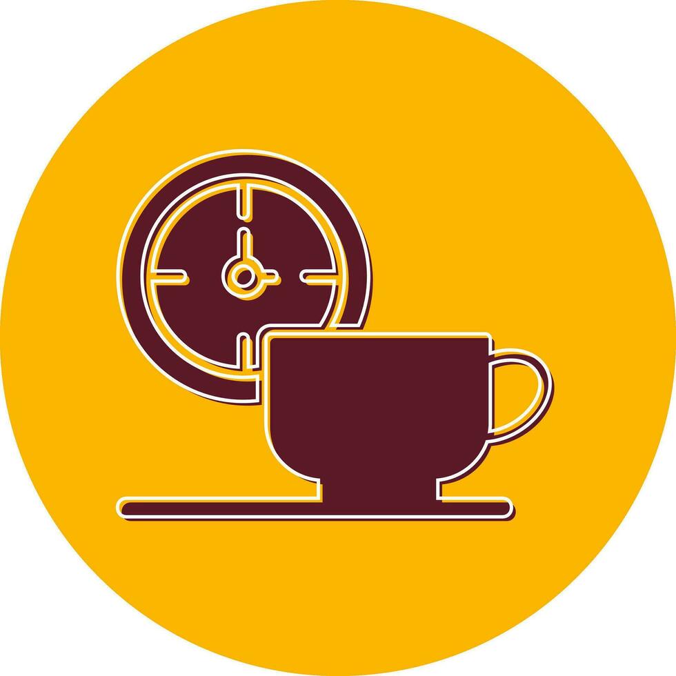 icono de vector de descanso para tomar café