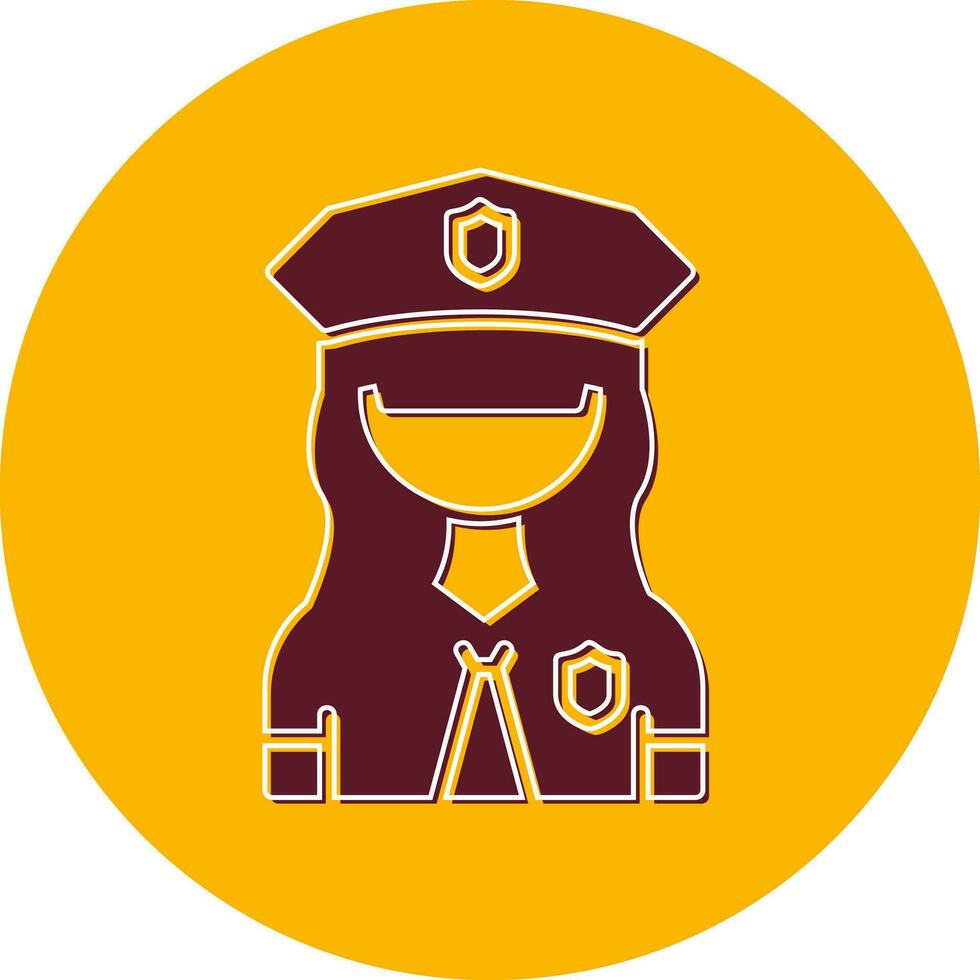 Policewoman Vector Icon