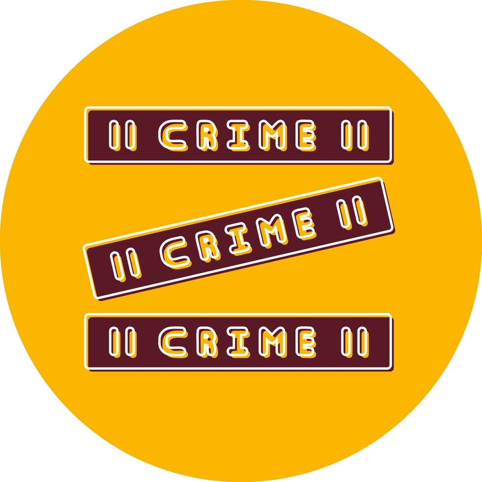 Crime Scene Vector Icon