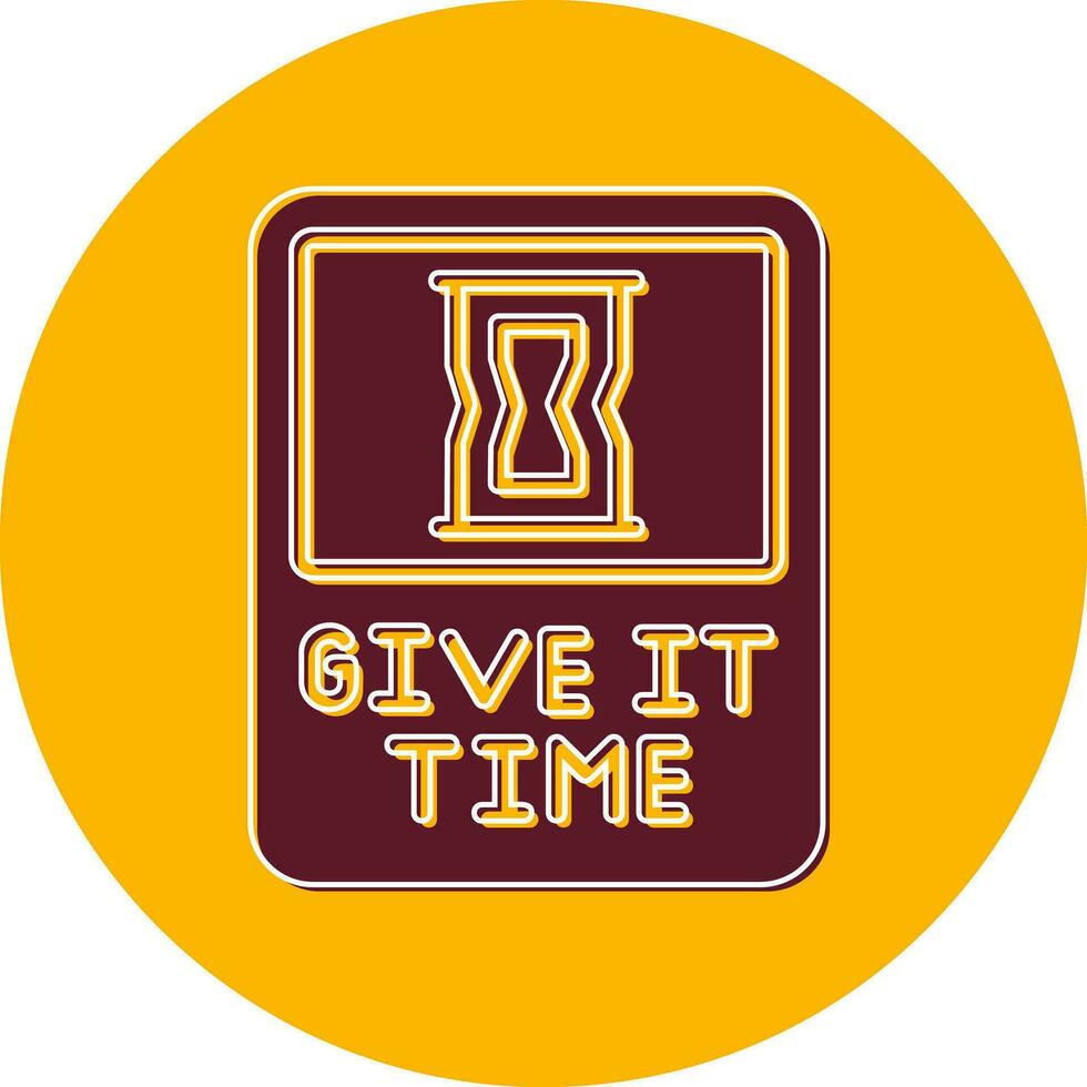 Give It Time Vector Icon