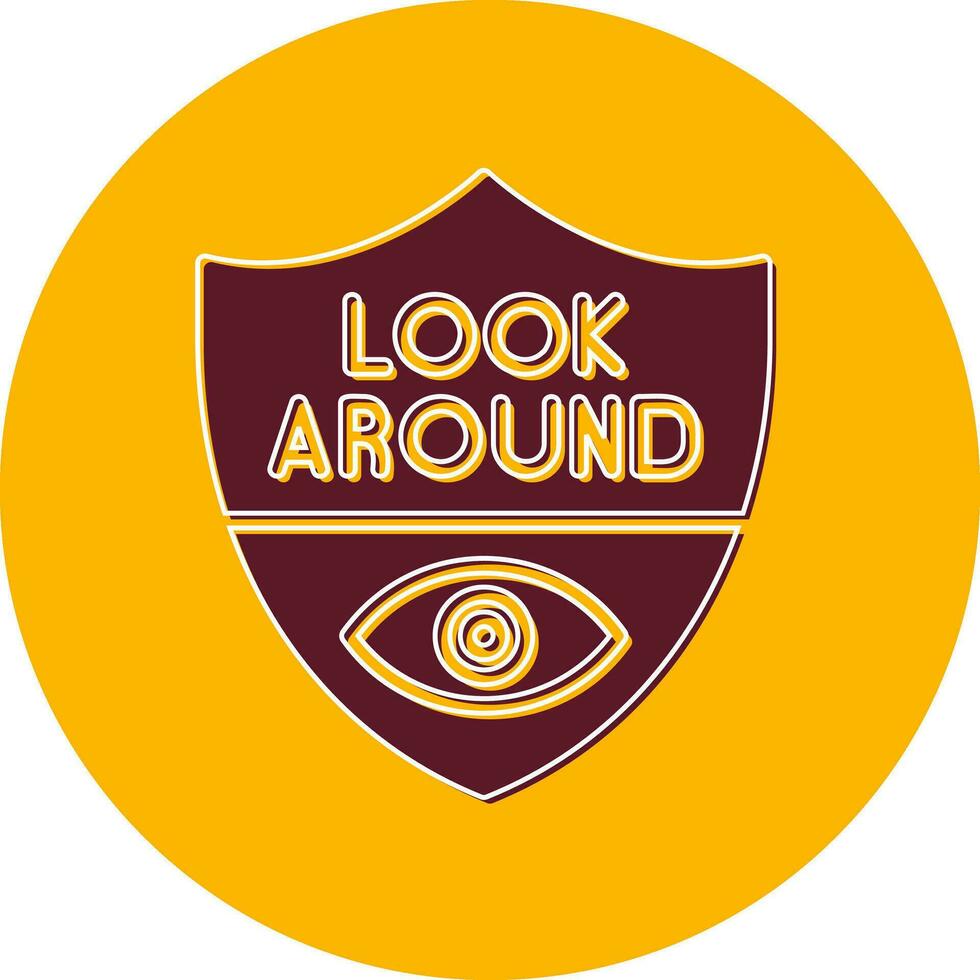 Look Around Vector Icon