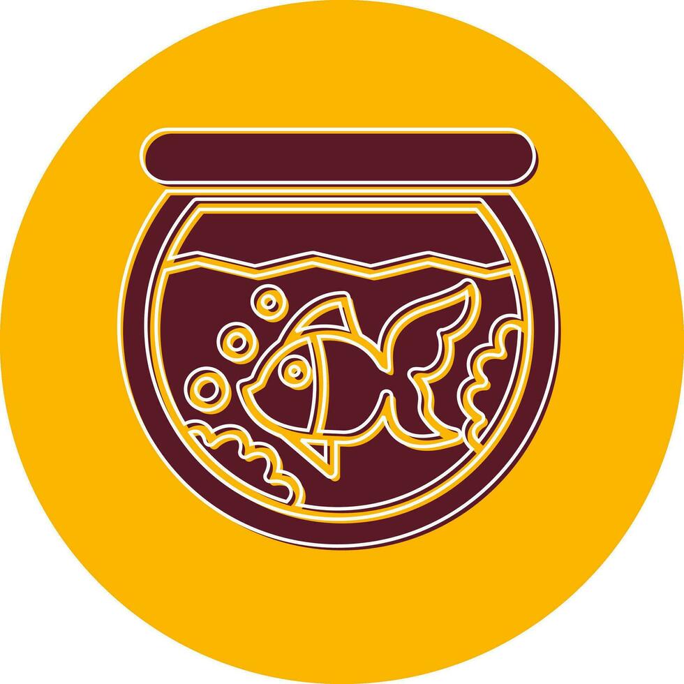 fish bowl Vector Icon