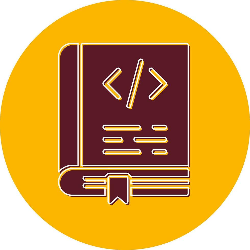 Coding Book Vector Icon