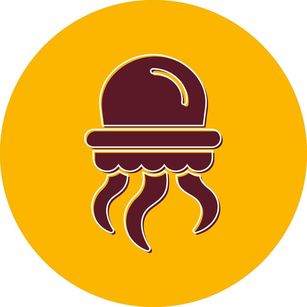 Jellyfish Vector Icon