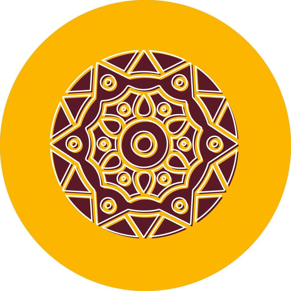 icono de vector de mandala