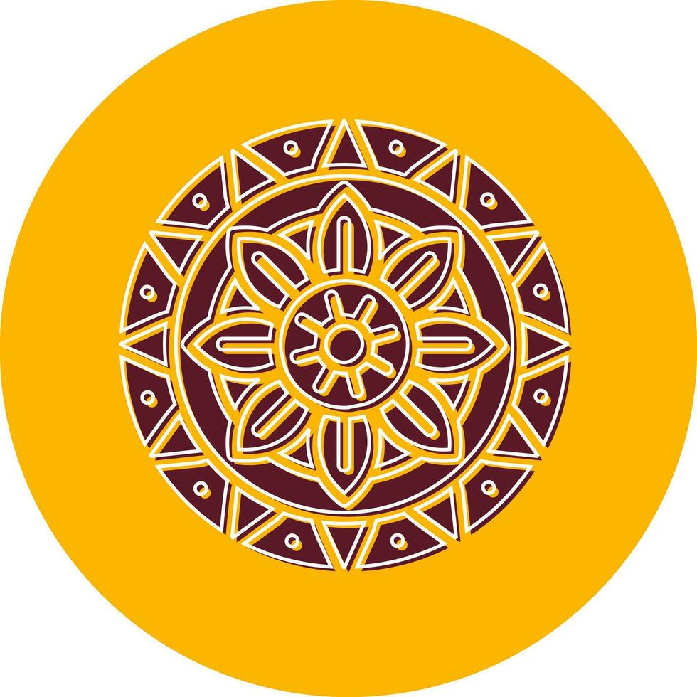 icono de vector de mandala