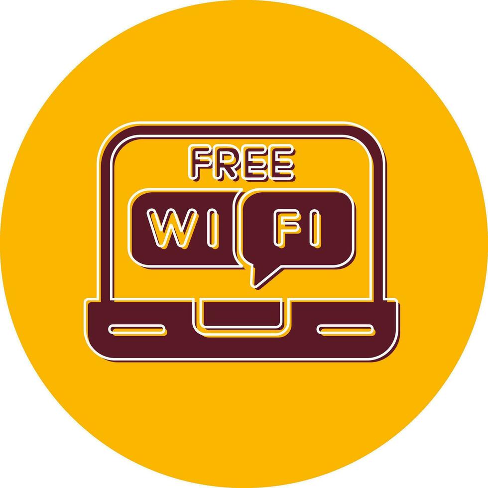 icono de vector wifi gratis