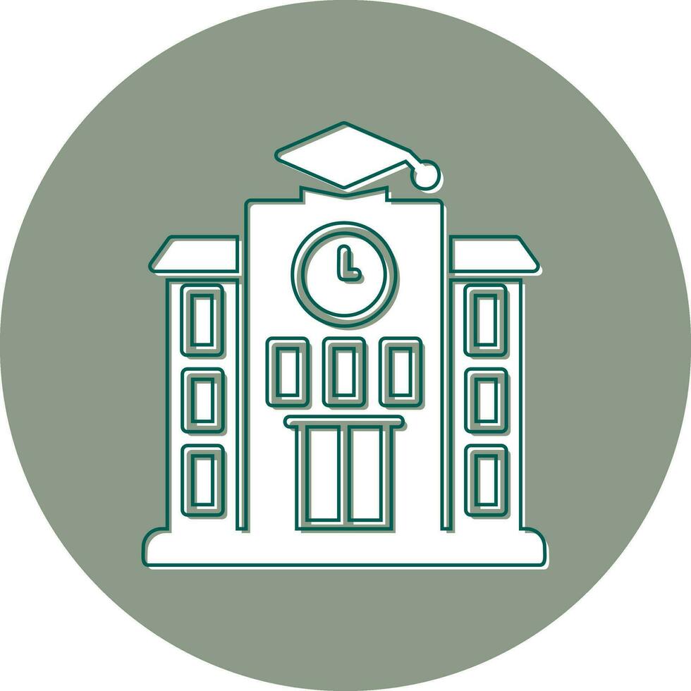 icono de vector de universidad