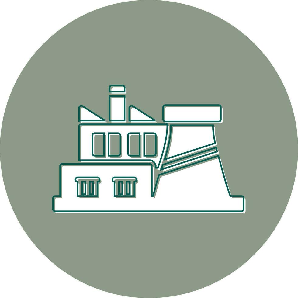 Factory Plant Vector Icon