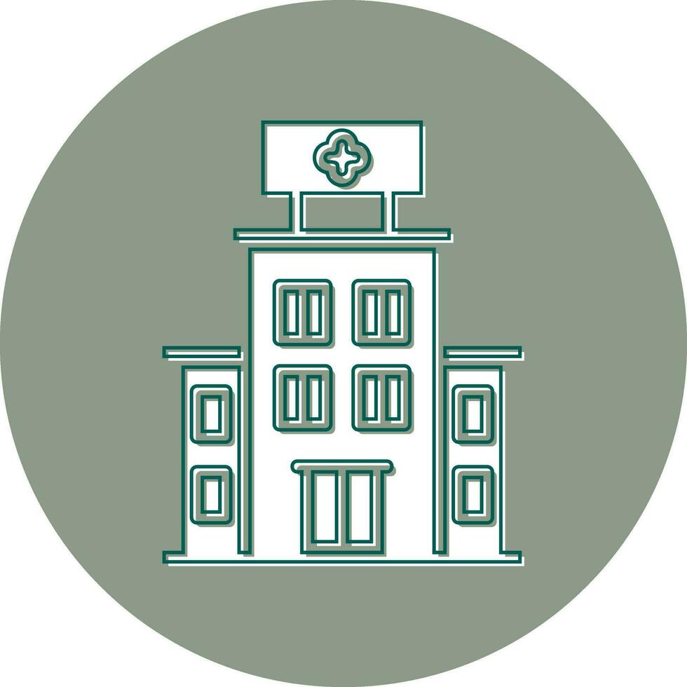 Hospital Building Vector Icon