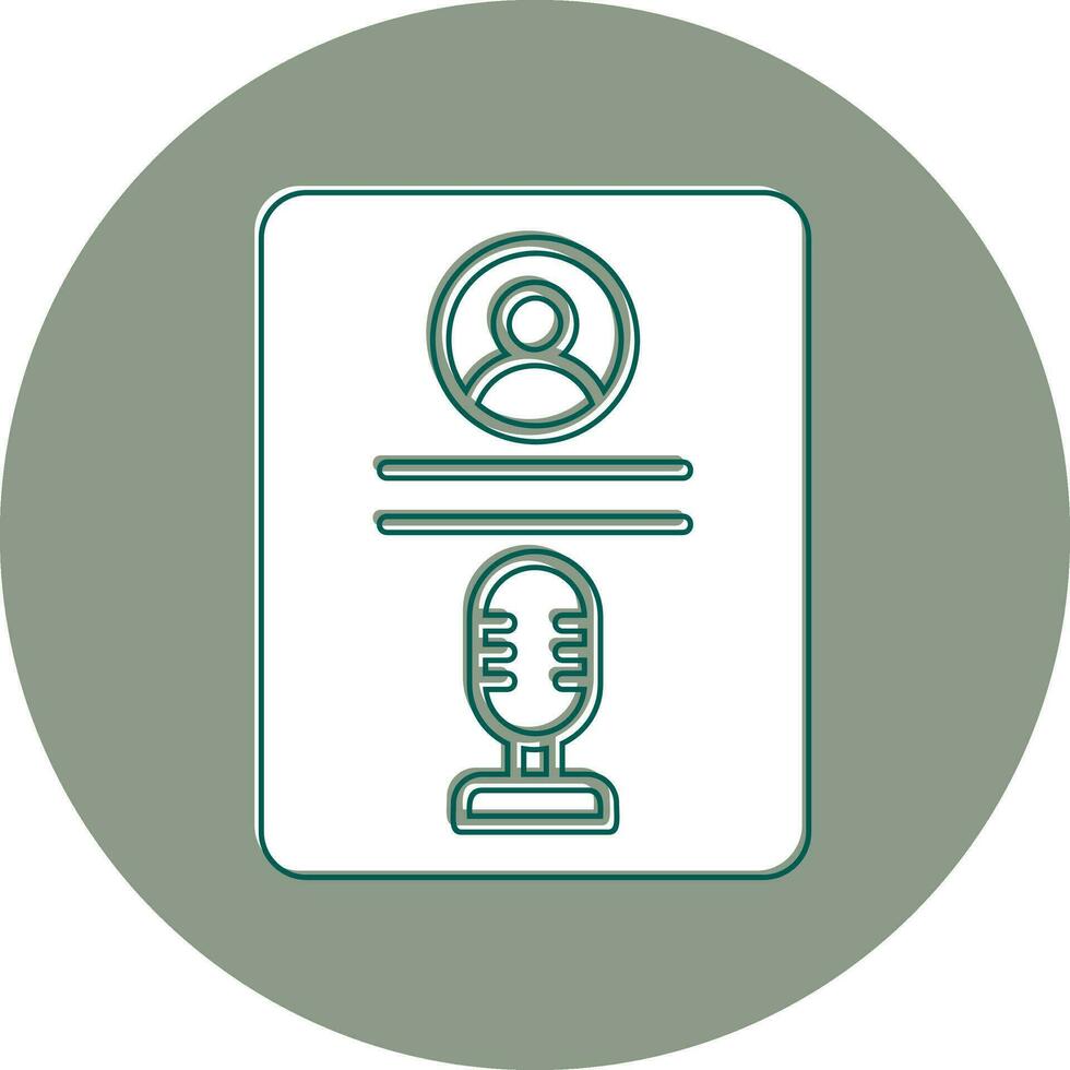 Record Vector Icon