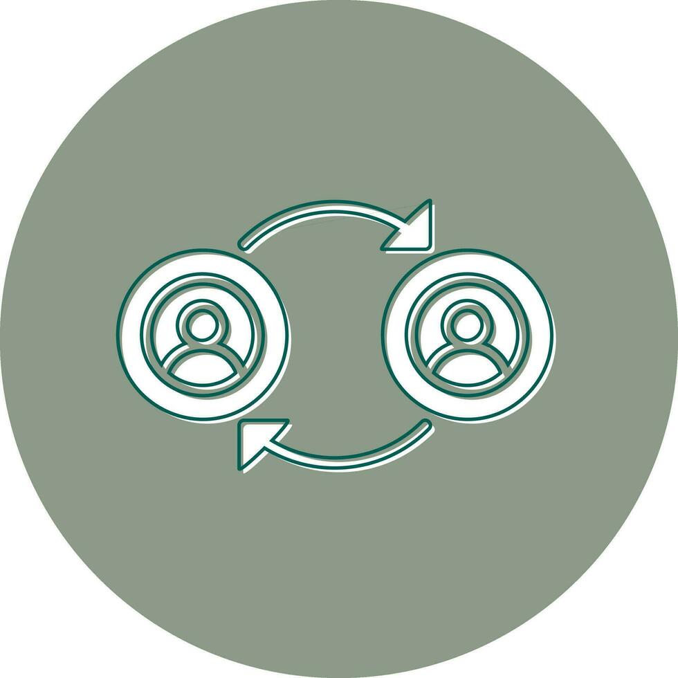 Peer To Peer Vector Icon
