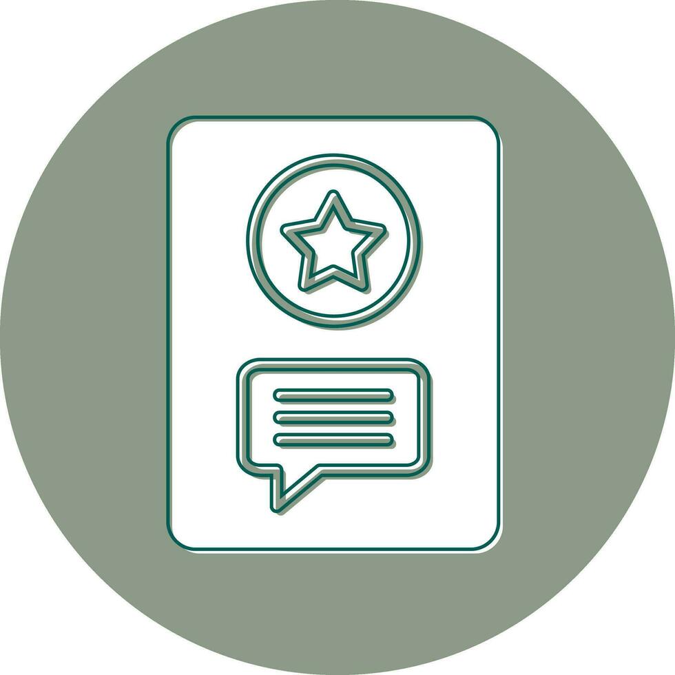 Greeting Vector Icon