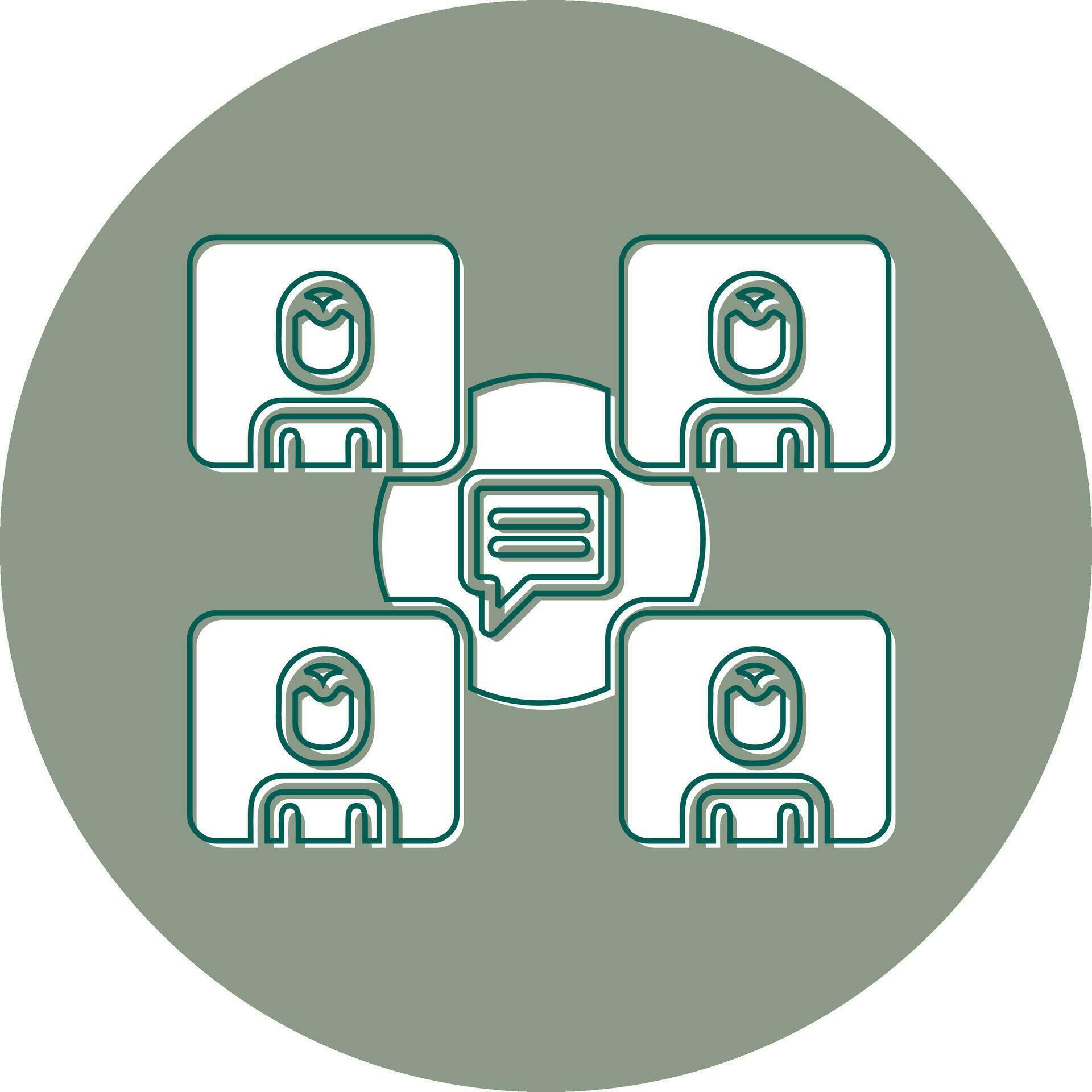 Group Chat Vector Icon 31446240 Vector Art at Vecteezy