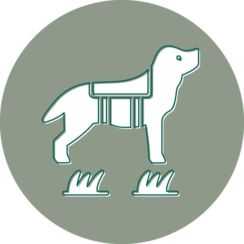 Police Dog Vector Icon